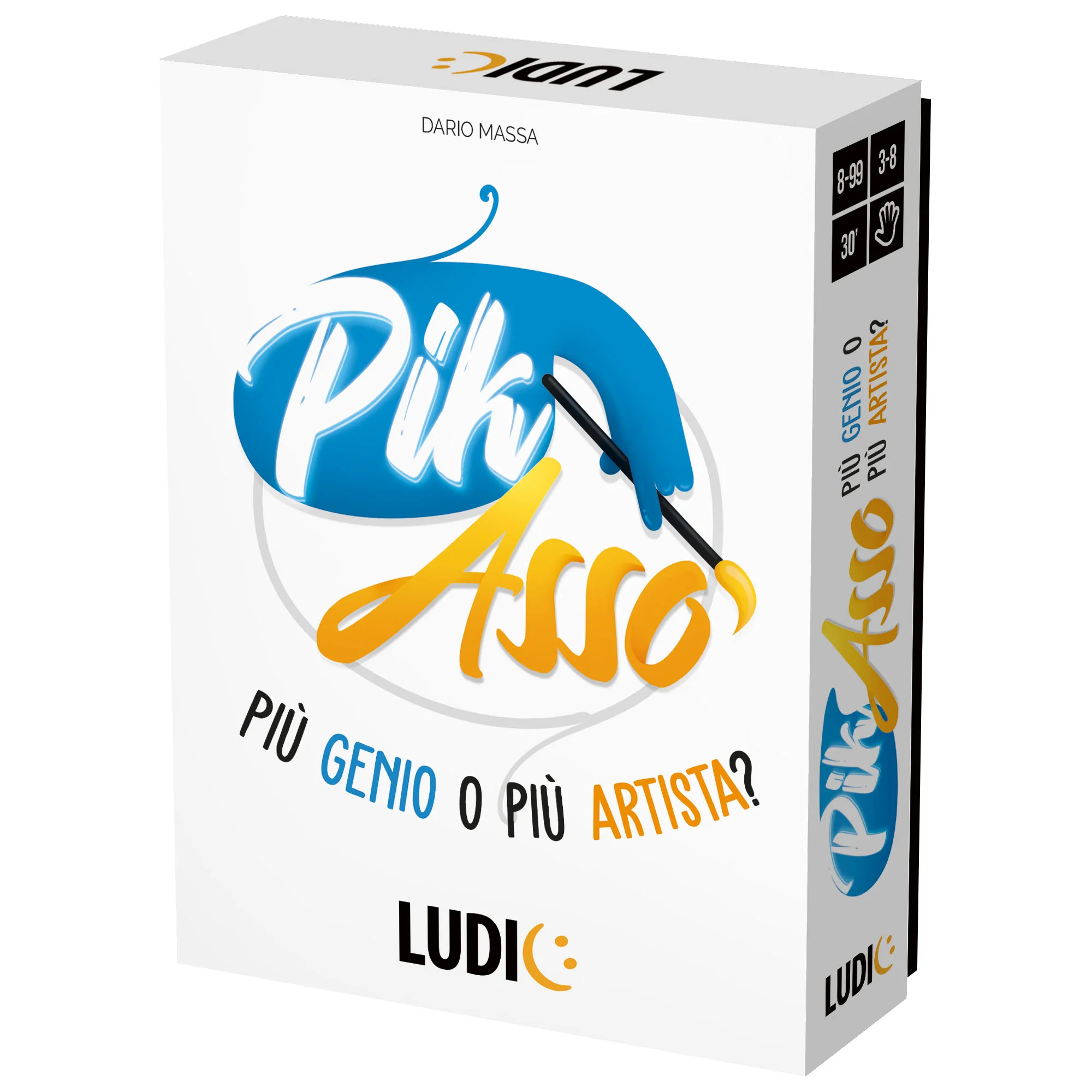 Pik-asso. più genio o più artista? party game per tutta la famiglia. 8-99 anni